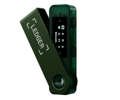 Portfel kryptowalut Ledger Nano S Plus emerald green LEDGERSPLUSEG